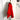 Austrian boiled wool red cape - velvet collar - ribbon trim - size S-L - NextStage Vintage