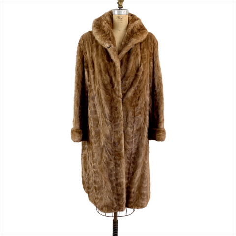 1950s vintage blonde mink coat - small-medium - NextStage Vintage