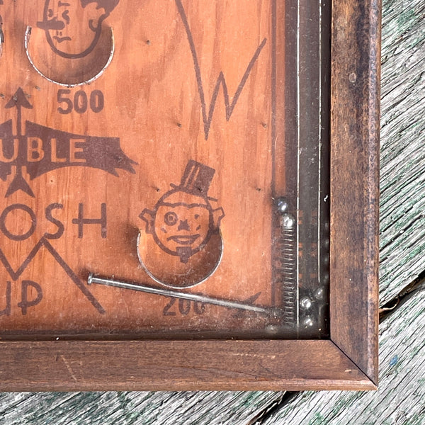 Northwestern Mail Box Co. Double Poosh Up pinball game - vintage toy - needs work - NextStage Vintage