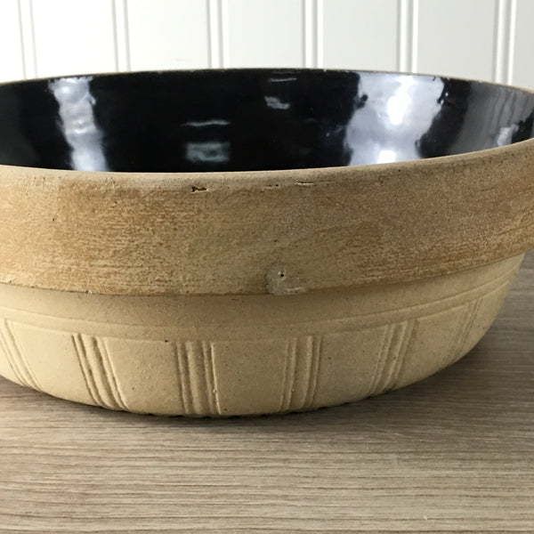 Roseville Progressive Pottery - Twentieth Century German acid proof stoneware baking bowl - 9" - NextStage Vintage