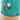 1970s turquoise pullover vest with flowers - hand crochet - size medium - NextStage Vintage