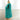 1970s turquoise pullover vest with flowers - hand crochet - size medium - NextStage Vintage