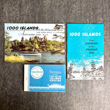 Vintage 1960s–70s 1000 Islands NY & Canada Travel Brochures Boldt Castle Uncle Sam Tours Ephemera - NextStage Vintage