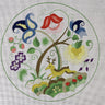 TWNC Jacobean Round III needlepoint canvas #1065 - NextStage Vintage