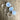 40 10mm round crystal beads – likely Swarovski – Air Blue Opal - destash lot