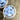 40 10mm round crystal beads – likely Swarovski – Air Blue Opal - destash lot