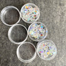 40 10mm Crystal AB round crystal beads – likely Swarovski - destash lot - NextStage Vintage