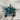 WEISS signed Green Blue Glass Cabochon Crown Brooch #113 - NextStage Vintage