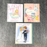 3 vintage greeting card booklets - baby and wedding - NextStage Vintage