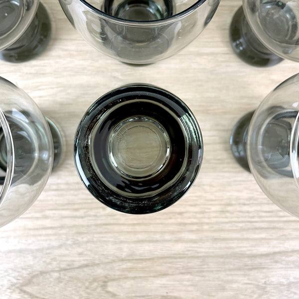Federal Glass Sundown beer glassses - set of 12 - 1970s vintage