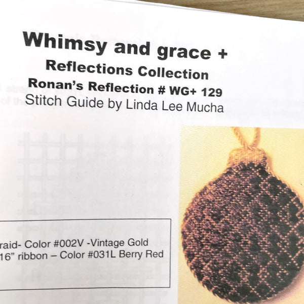 Whimsy and Grace ornament needlepoint canvases #12432 and #12236 - NextStage Vintage