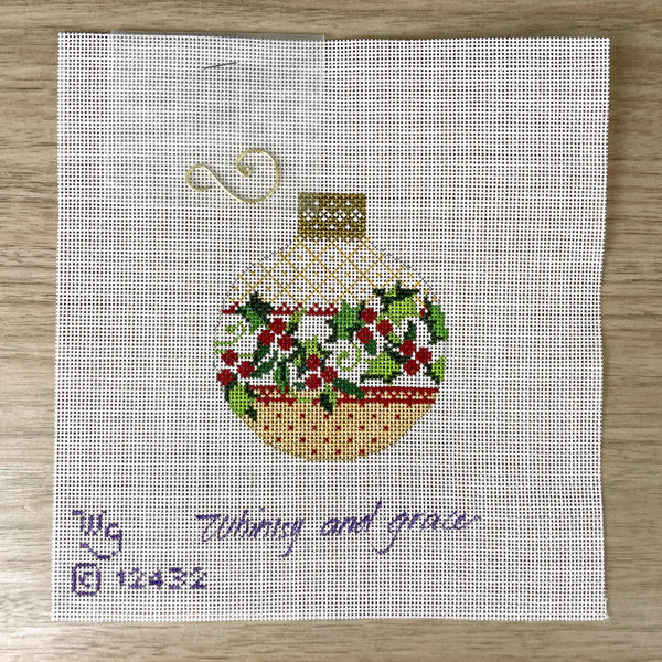 Whimsy and Grace ornament needlepoint canvases #12432 and #12578 - NextStage Vintage