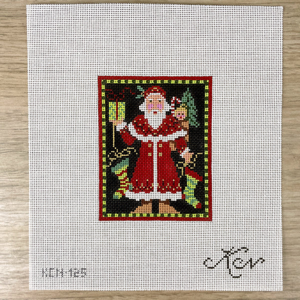 Kelly Clark Norwegian Mini Santa needlepoint canvas KCN-125 - NextStage Vintage