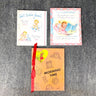 3 vintage greeting card booklets - new baby and valentine - NextStage Vintage