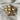 Atomic crown brooch with pearls and rhinestones - 1950s vintage - NextStage Vintage
