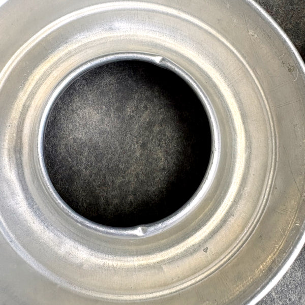 16 mid century mini round aluminum ring molds - Jello salads and dessert mold - wreath crafting - NextStage Vintage