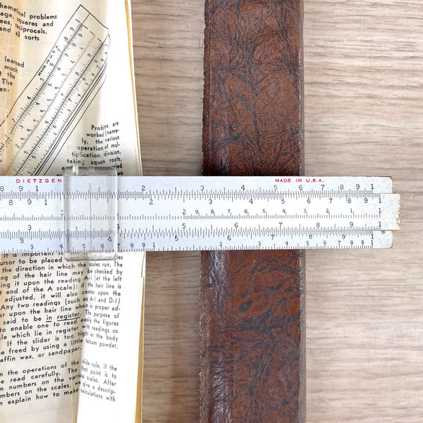 Dietzgen 1767P National wood slide rule - vintage school/office - NextStage Vintage