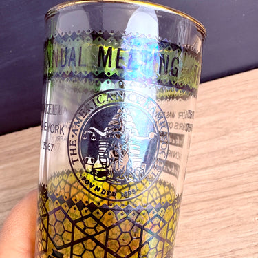 Vintage 1967 souvenir glass for The American Ceramic Society 69th meeting - NextStage Vintage