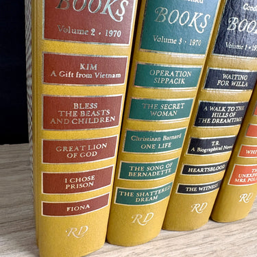 1970 Reader’s Digest Condensed Books – complete 4 volume set - NextStage Vintage