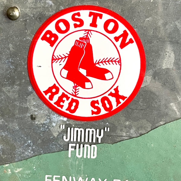 1976 Fenway Park Green Monster piece - Jimmy Fund paperweight