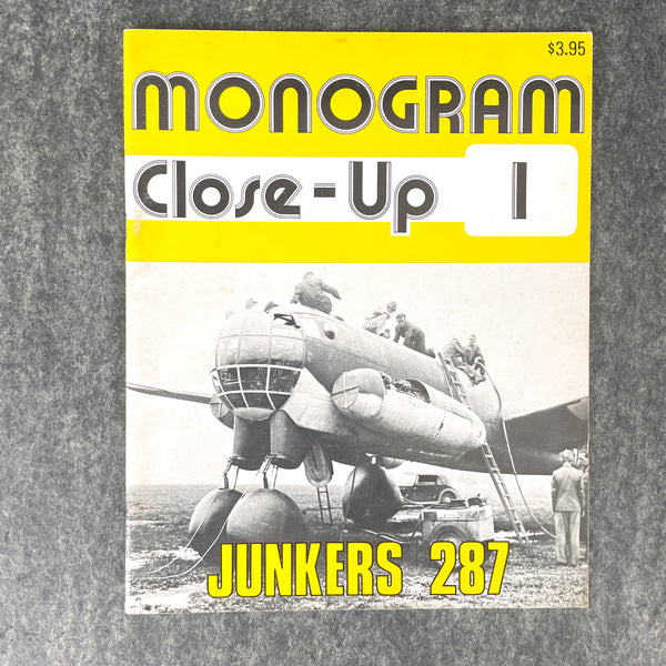 Monogram Close-up 1 Junkers 287 - 1974 airplane history - NextStage Vintage