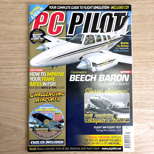 PC Pilot Magazine Lot - 2011 full year Issues #71-76 w/ CDs #73-#76 - NextStage Vintage