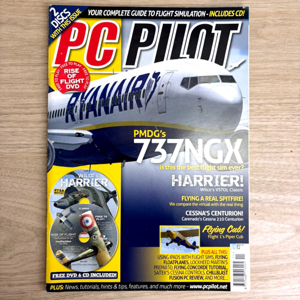 PC Pilot Magazine Lot - 2011 full year Issues #71-76 w/ CDs #73-#76 - NextStage Vintage