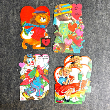 23 vintage swap valentines unused with envelopes - 1960s vintage - NextStage Vintage