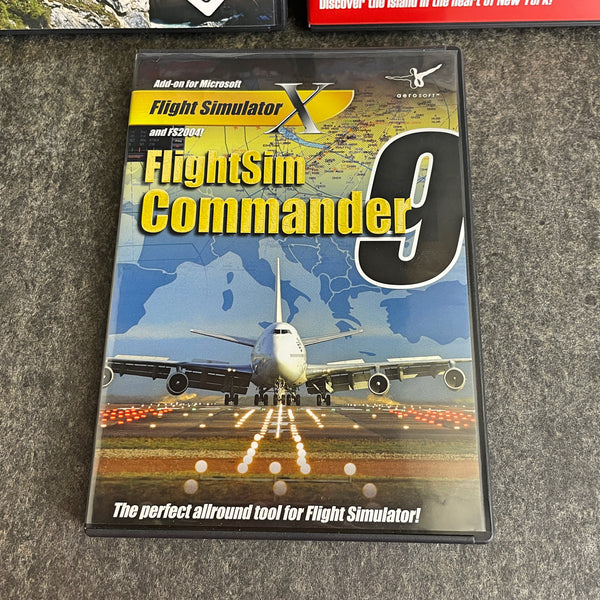 FlightSim Commander 9, Manhattan X and Lukla X for Flight Simulator X or FS 2004