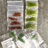 3mm bicone crystal beads Swarovski? - 720 pcs - browns, greens - estate destash - NextStage Vintage