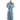 Vintage 70s Three Rs Pastel Watercolor Midi Dress - Tie Neck - Belted Day Dress - Size M - NextStage Vintage