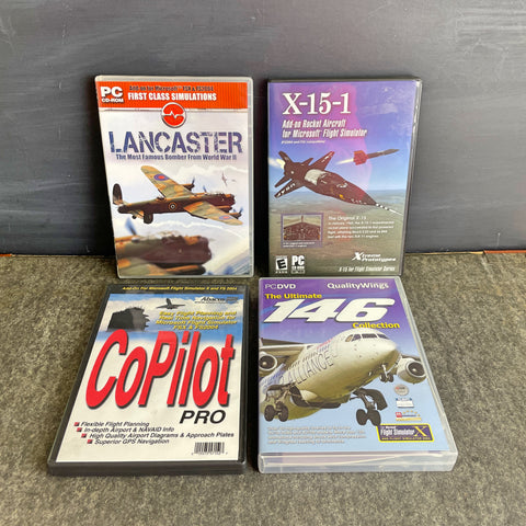 Flight planning and 3 airplane add ons for Flight Simulator X or FS 2004