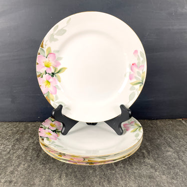 Noritake Azalea salad plates - 19322 - set of 4 -  vintage handpainted china - NextStage Vintage