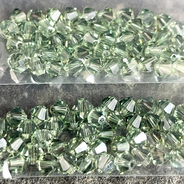 Swarovski 5301 4mm bicone crystal beads - 720 pcs - forest mix - estate destash