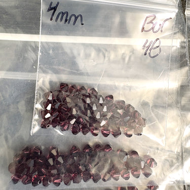 Swarovski 5301 4mm bicone crystal beads - 720 pcs - evil queen mix - NextStage Vintage