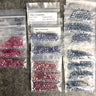 Swarovski 5301 4mm bicone crystal beads - 720 pcs - purple, rose, blue colors - NextStage Vintage