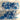 Swarovski 5301 4mm bicone crystal beads - 720 pcs - magical blue mix