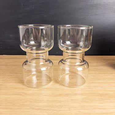 Corning Un-Candle Vintage 5" Floating Candle Set New in Box NOS - 1970s vintage
