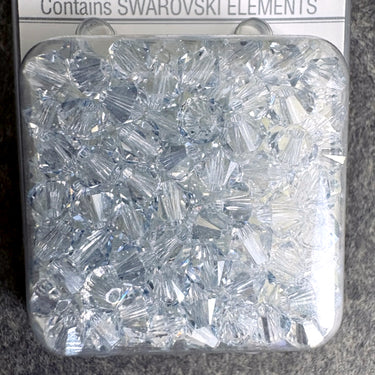 144 5mm Swarovski Elements XILION Bicone Beads – pale blue - factory pack - NextStage Vintage