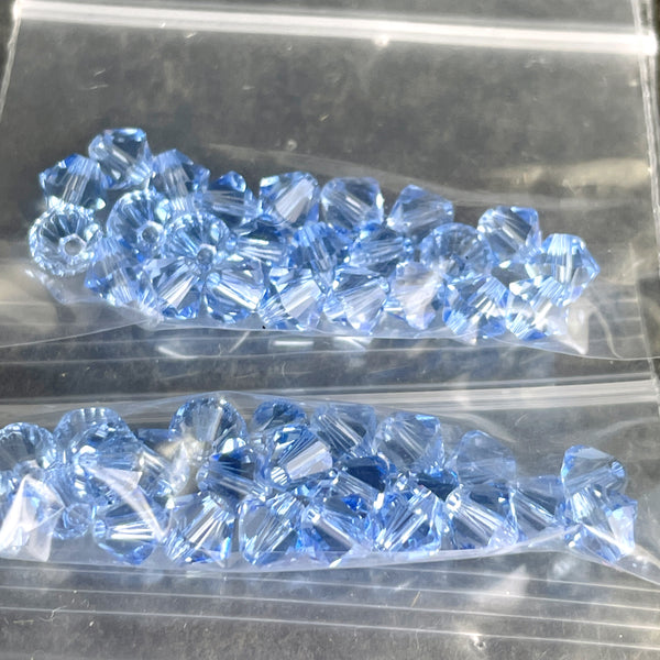 5mm bicone crystal beads Swarovski? - 288 pcs - pinks and blues