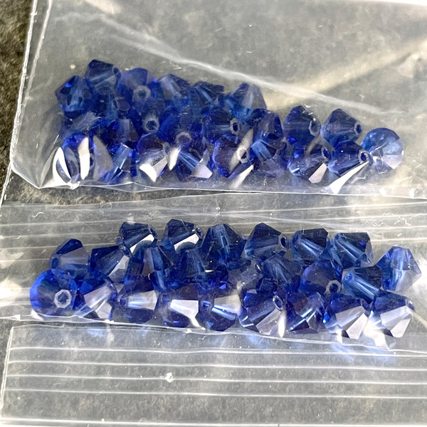 5mm bicone crystal beads Swarovski? - 288 pcs - pinks and blues