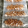 5mm bicone crystal beads Swarovski? - 288 pcs - light and dark topaz - NextStage Vintage