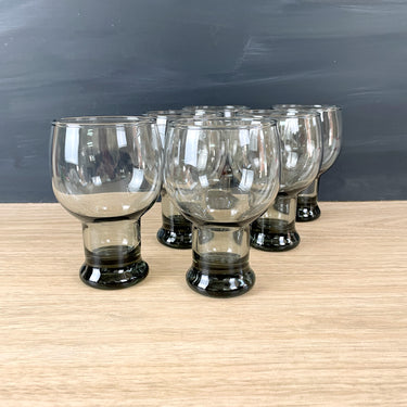 Federal Glass Sundown beer glassses - set of 6 - 1970s vintage - NextStage Vintage