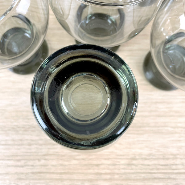 Federal Glass Sundown beer glassses - set of 6 - 1970s vintage