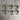 6 Cast Metal Brass Plated Vintage Double Coat Hooks - Rounded Tip -  Aged Rustic Patina