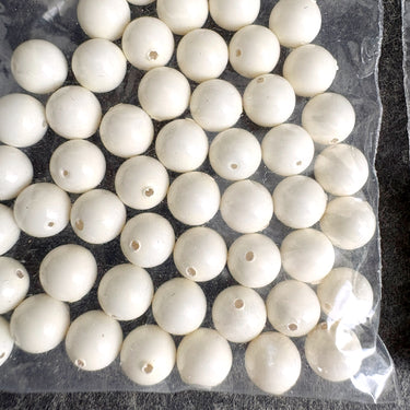 6mm round crystal pearls Swarovski? - 200 pc - ivory - estate destash - NextStage Vintage