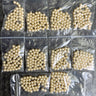6mm round crystal pearls Swarovski? - 500 pc - light gold - estate destash - NextStage Vintage