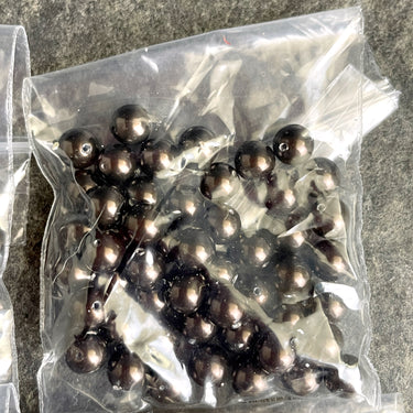 6mm round crystal pearls Swarovski? - 300 pc - color mix - estate destash - NextStage Vintage