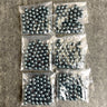 6mm round crystal pearls Tahitian-look - lot of 300 - Swarovski? - NextStage Vintage