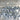 6mm round crystal beads Swarovski? - lot of 120+ smoky blues - estate destash - NextStage Vintage